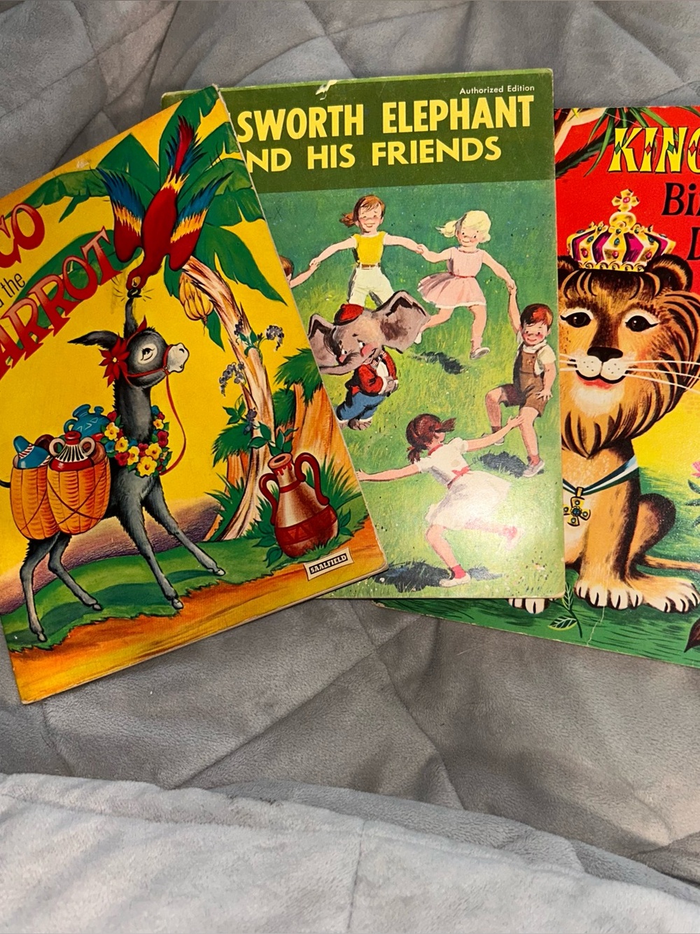 Set Of Three Paperback Books From The Saalfield Publishing Co. Akron Ohio